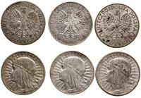 zestaw 3 x 10 złotych 1932, Anglia, głowa kobiet