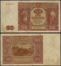 100 złotych 15.05.1946, seria E, numeracja 97445