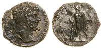 denar 197, Rzym, Aw: Głowa cesarza w wieńcu laur
