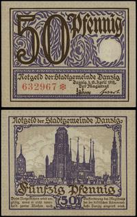 50 fenigów 15.04.1919, numeracja 632967❉, druk f