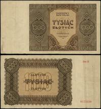 1.000 złotych 1945, seria B, numeracja 0572238, 