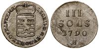 Luksemburg, 3 sole, 1790 H