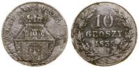 10 groszy 1835, Wiedeń, wyłuszczenie krążka, usz
