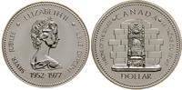 1 dolar 1977, Ottawa, 25. rocznica koronacji Elż