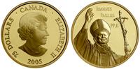 75 dolarów 2005, Ottawa, Jan Paweł II, złoto pró