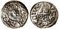 denar 1024–1039, Popiersie króla w prawo / Krzyż