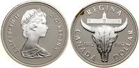 1 dolar 1982, Ottawa, Regina, srebro próby 500, 