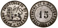 15 centesimi 1848, Wenecja, srebro próby 229, ła