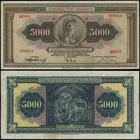 5.000 drachm 1.09.1932, seria AK 010, numeracja 