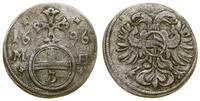 greszel (3 fenigi) 1696, Opole, F.u.S. 691