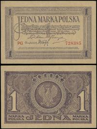 1 marka polska 17.05.1919, seria PG, numeracja 7