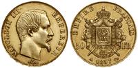 50 franków 1857 A, Paryż, złoto 16.10 g, Fr. 571