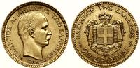 20 drachm 1884, Paryż, złoto próby "900", 6.44 g