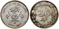 20 rupii 1977, FAO, srebro próby 500, 28 g, drob