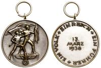 Niemcy, Medal Pamiątkowy 15 marca 1938 (Medaille zur Erinnerung an den 15. März 1938, Anschluss-Medaille), 1938–1940