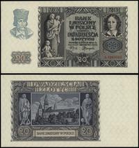 20 złotych 1.03.1940, seria A, numeracja 0283083