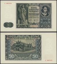 50 złotych 1.08.1941, seria C, numeracja 9897402