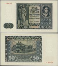 50 złotych 1.08.1941, seria C, numeracja 9897396