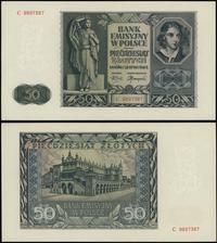 50 złotych 1.08.1941, seria C, numeracja 9897387