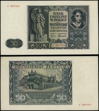 50 złotych 1.08.1941, seria C, numeracja 9897925