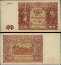 100 złotych 15.05.1946, seria J, numeracja 29530