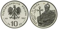 10 złotych 1998, Warszawa, Zygmunt III Waza - pó