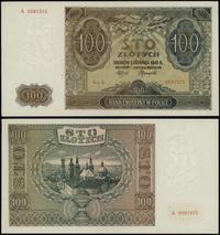 100 złotych 1.08.1941, seria A, numeracja 059131