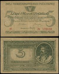 5 marek polskich 17.05.1919, seria IR, numeracja