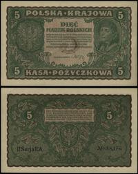 5 marek polskich 23.08.1919, seria II-EA, numera