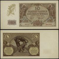 10 złotych 1.03.1940, seria L, numeracja 5644866