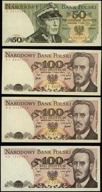 zestaw 4 banknotów, w zestawie: 50 złotych 9.05.