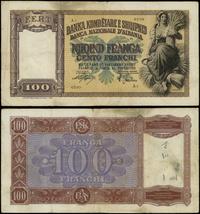 100 franga bez daty (1944), seria A5, numeracja 