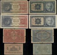 zestaw 4 banknotów , w zestawie: 1 korona 15.04.