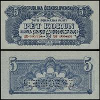 5 koron 1944, seria BC, numeracja 665824, perfor