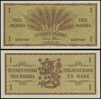 1 marka 1963, seria Ö, numeracja 3097389, piękna