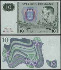 Szwecja, 10 koron, 1963
