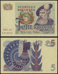 5 koron 1965, emisja 1965 AU, seria A, numeracja