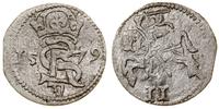 dwudenar 1579, Mitawa, rzadka moneta lenna z okr