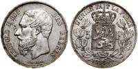 5 franków 1869, Bruksela, srebro próby 900, ładn