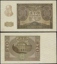 100 złotych 1.03.1940, seria B, numeracja 153716