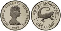 Korona 1988, Londyn, Iguana, srebro 28.32 g mone