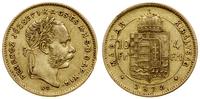 Węgry, 10 franków = 4 forinty, 1872 KB