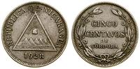 Nikaragua, 5 centavo, 1928