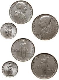 zestaw 3 monet 1957, Rzym,  skład zestawu wchodz