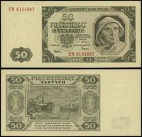 50 złotych 1.07.1948, seria EM, numeracja 615486