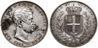 5 lirów 1843, Genua, oznaczenie mennicy - kotwic