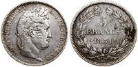 5 franków 1831 A, Paryż, srebro próby "900" 24.8