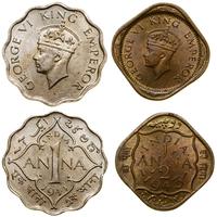 lot 2 monet, 1/2 anny 1943 oraz 1 anna 1941, mos