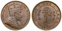1 cent 1910, Londyn, miedź, patyna, KM 102