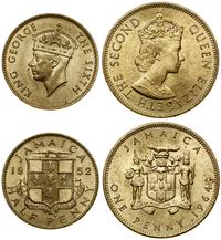 lot 2 monet, 1/2 pensa 1952 oraz 1 pens 1964, mo